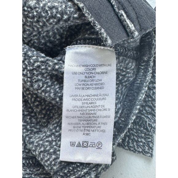 We The Free People Zuma Hooded Sweatshirt XS Pullover Gray Pocket Boho Distress - Picture 7 of 11